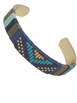 Γυναικείο μοντέρνο ατσάλινο βραχιόλι Twig