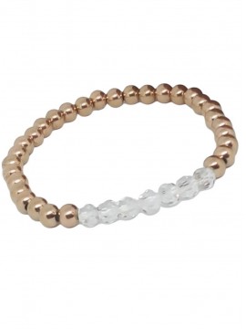 Βραχιόλι ατσάλινο γυναικείο white Rolling