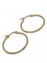 Σκουλαρίκι κρίκος ατσάλινος mini gold