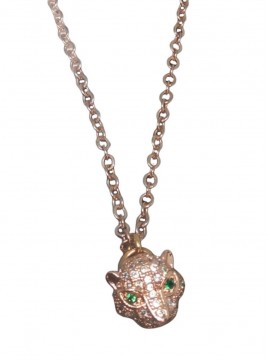 Κολιέ ατσάλινο χειροποίητο γυναικείο Tiger