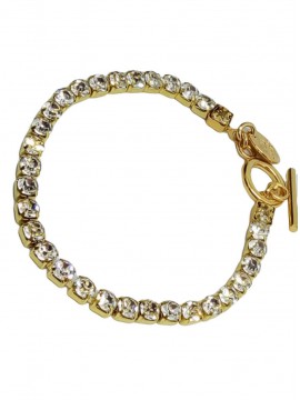 Βραχιόλι χειροποίητο γυναικείο ζιργκόν Gold