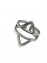 Δαχτυλίδι ορειχάλκινο χειροποίητο γυναικείο ρόμβος silver
