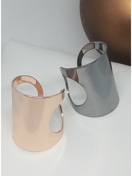 Δαχτυλίδι χειροποίητο γυναικείο φαρδύ rose gold