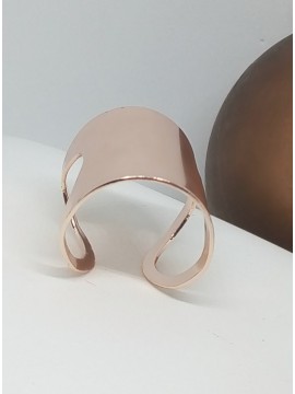 Δαχτυλίδι χειροποίητο γυναικείο φαρδύ rose gold