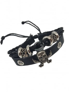 Ανδρικό δερμάτινο χειροποίητο  βραχιόλι Τruku