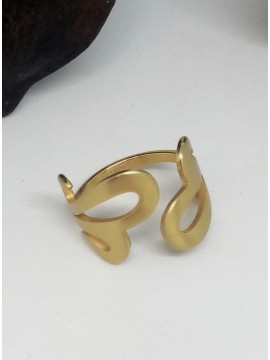 Δαχτυλίδι ατσάλινο γυναικείο πεταλούδα gold