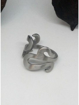 Δαχτυλίδι ατσάλινο γυναικείο πεταλούδα silver 