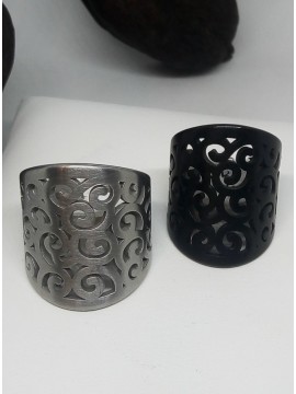 Δαχτυλίδι ατσάλινο γυναικείο ethnik silver