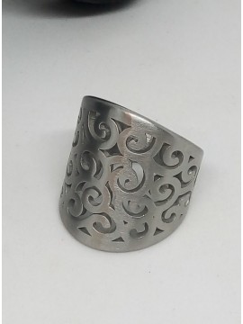 Δαχτυλίδι ατσάλινο γυναικείο ethnik silver