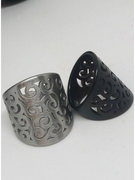 Δαχτυλίδι ατσάλινο γυναικείο ethnik silver