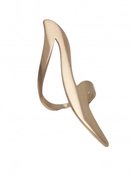 Δαχτυλίδι ατσάλινο γυναικείο αστραπή rose gold