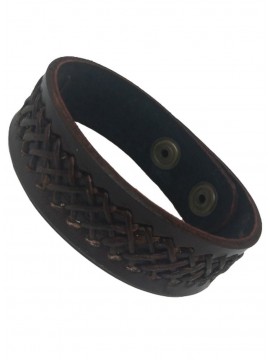 Ανδρικό δερμάτινο βραχιόλι Galatia