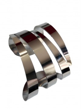 Γυναικείο μοντέρνο ατσάλινο βραχιόλι Mirror