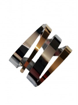 Γυναικείο μοντέρνο ατσάλινο βραχιόλι Glamor