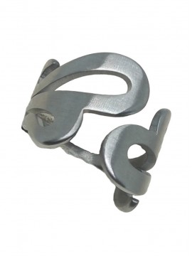 Δαχτυλίδι ατσάλινο γυναικείο πεταλούδα silver 