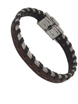 Ανδρικό μοντέρνο βραχιόλι Σύρμα