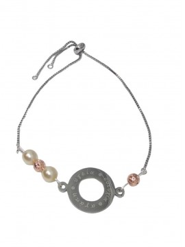 Βραχιόλι ατσάλινο γυναικείο ευχές 