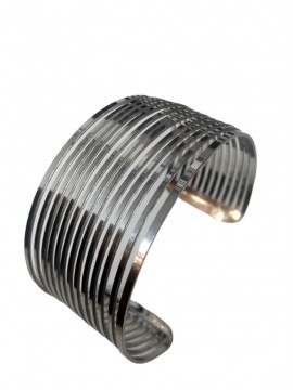 Γυναικείο μοντέρνο ατσάλινο βραχιόλι Rails