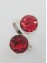 Δαχτυλίδι χειροποίητο γυναικείο strass red passion silver