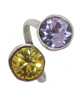 Δαχτυλίδι χειροποίητο γυναικείο strass silver