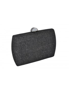 Γυναικείο τσαντάκι χειρός υφασμάτινο μαύρο