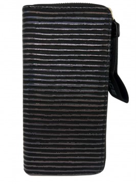 Γυναικείο μοντέρνο πορτοφόλι Rainbow black