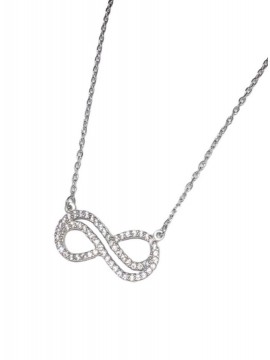 Κολιέ ασήμι 925 γυναικείο Άπειρο