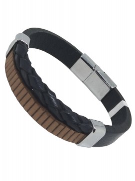 Ανδρικό ατσάλινο βραχιόλι castle