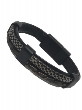 Ανδρικό ατσάλινο βραχιόλι knight