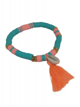 Γυναικείο χειροποίητο βραχιόλι Bloom Orange