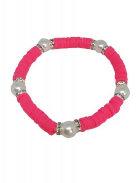 Γυναικείο χειροποίητο βραχιόλι Bloom Fuchsia