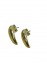 Σκουλαρίκι ατσάλινο drop gold
